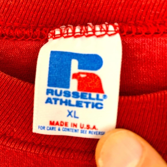 VINTAGE WASHINGTON STATE COUGARS TEAM ISSUED WORN RUSSELL ATHLETIC DREW BLEDSOE - Picture 4 of 5